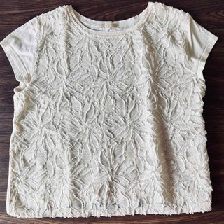 クローラ(CROLLA)のCROLLA/ Tシャツ / ホワイト/日本製(Tシャツ(半袖/袖なし))