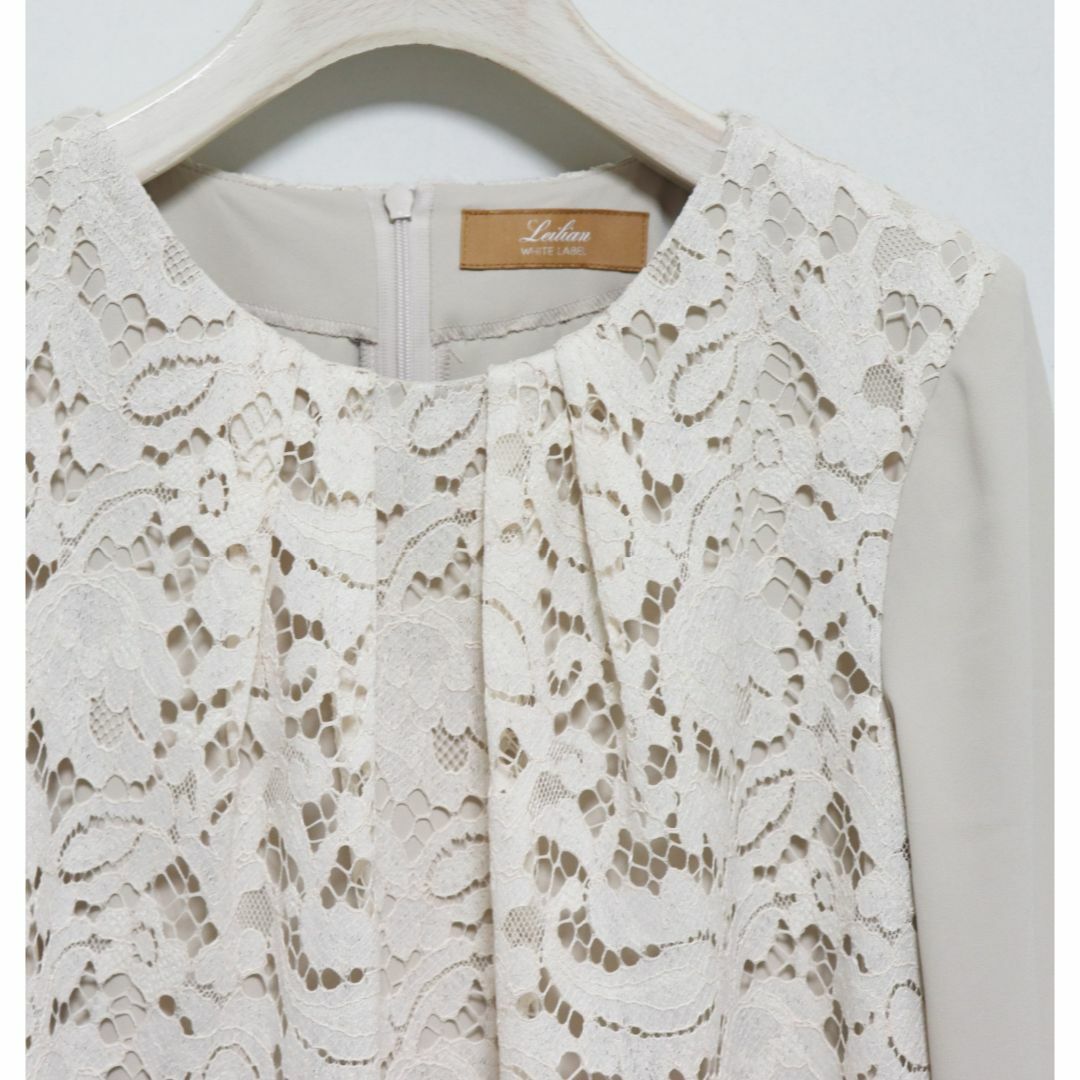 leilian - 71,500円新品【レリアン】上品綺麗目 レース切替 leilian - 71,500円新品【レリアン】上品綺麗目 レース切替
