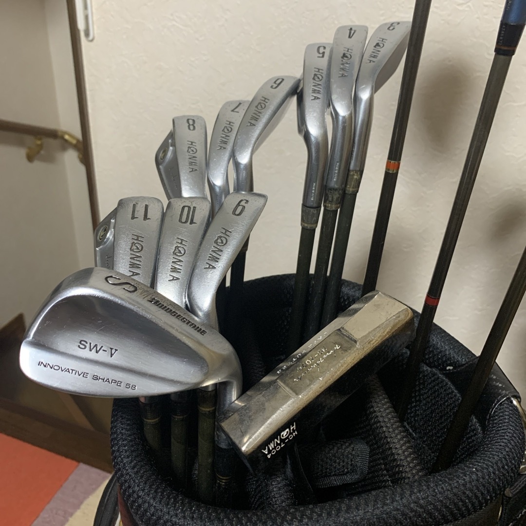 格安名器‼️超高級メンズゴルフセット豪華14本Hiro Honma⭐️50 格安名器‼️超高級メンズゴルフセット豪華14本Hiro Honma⭐️50