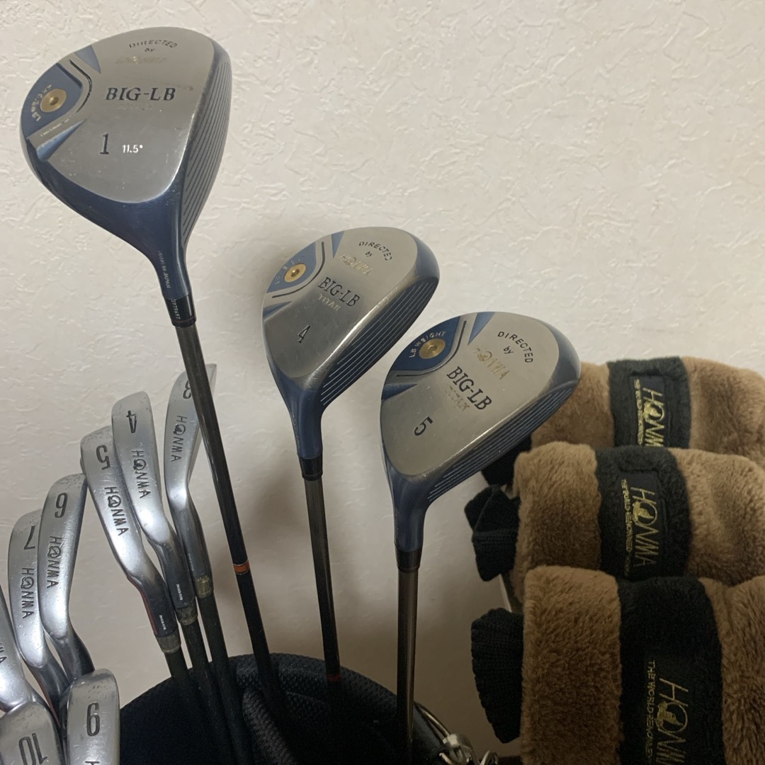 格安名器‼️超高級メンズゴルフセット豪華14本Hiro Honma⭐️50 格安名器‼️超高級メンズゴルフセット豪華14本Hiro Honma⭐️50