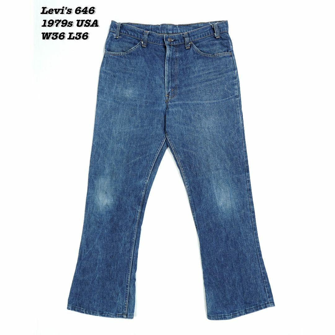 Levi´s 646 DENIM PANTS USA 1979s W36 L36