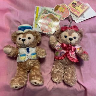 ディズニース スプリングヴォヤッジ ぬいぐるみバッチ ダッフィーとシェリーメイ(ぬいぐるみ/人形)