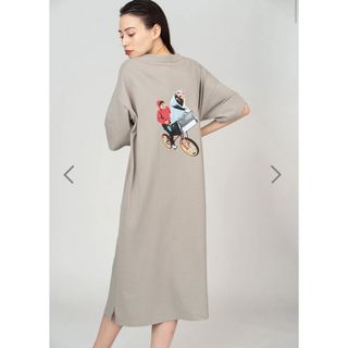 デザインティーシャツストアグラニフ(Design Tshirts Store graniph)のE.T.＆エリオット マキシTシャツワンピース(ロングワンピース/マキシワンピース)