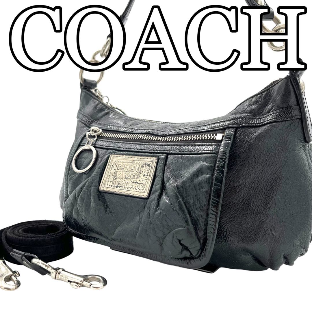 COACHショルダーバッグ ポピーコーチ【即購入ok】 COACHショルダーバッグ ポピーコーチ【即購入ok】