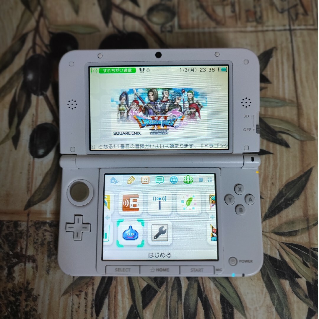日本全国送料無料商品 特集 ニンテンドー3DS LL 下画面美品 ホワイト 携帯用ゲーム機本体
