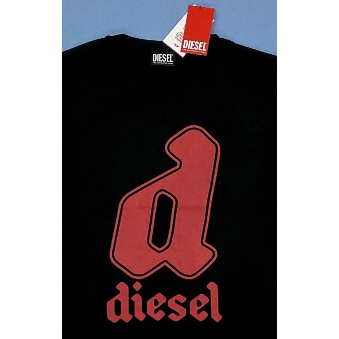 DIESEL - ディーゼル Tシャツ 41B24 ブラック L ロゴ 新品 タグ DIESEL - ディーゼル Tシャツ 41B24 ブラック L ロゴ 新品 タグ
