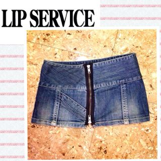 リップサービス(LIP SERVICE)のリップサービス デニムスカート(ミニスカート)