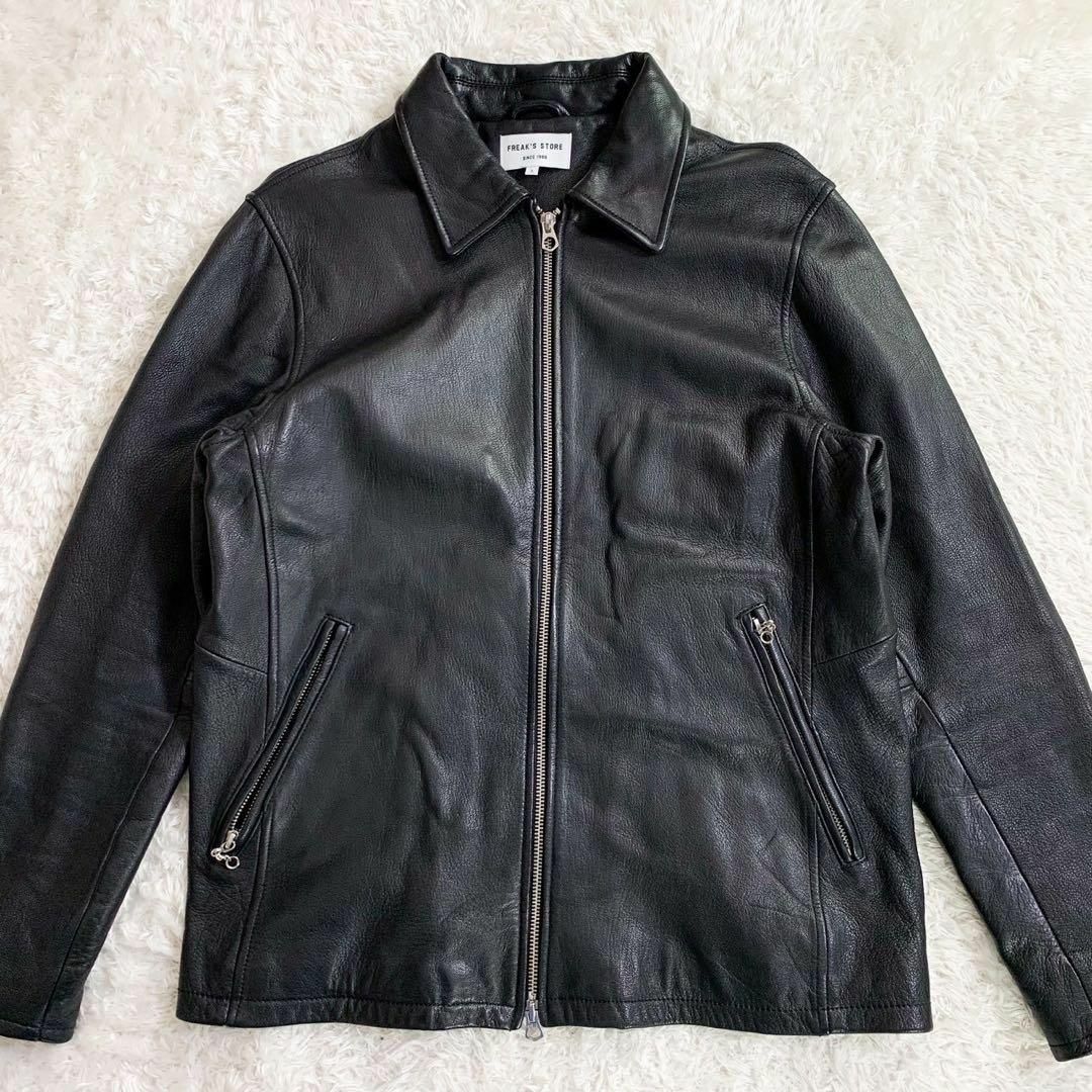 FREAK'S STORE - 美品 フリークスストア ゴートレザージャケット FREAK'S STORE - 美品 フリークスストア ゴートレザージャケット