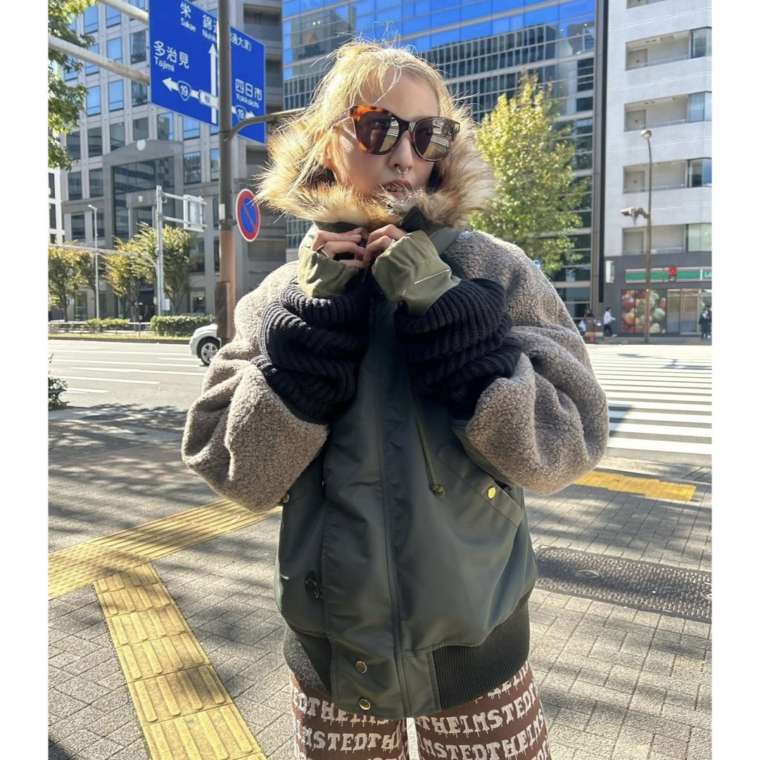 最後のお値下です‼️⭐︎大人気FUMIE=TANAKAミリタリーブルゾン 最後のお値下です‼️⭐︎大人気FUMIE=TANAKAミリタリーブルゾン