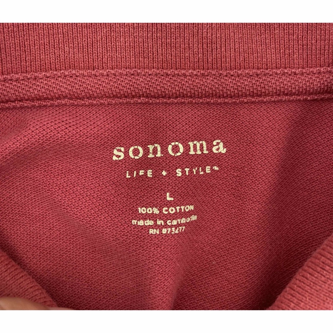 sonoma(ソノマ)のsonoma ソノマ ポロシャツ USA輸入古着 L メンズのトップス(ポロシャツ)の商品写真