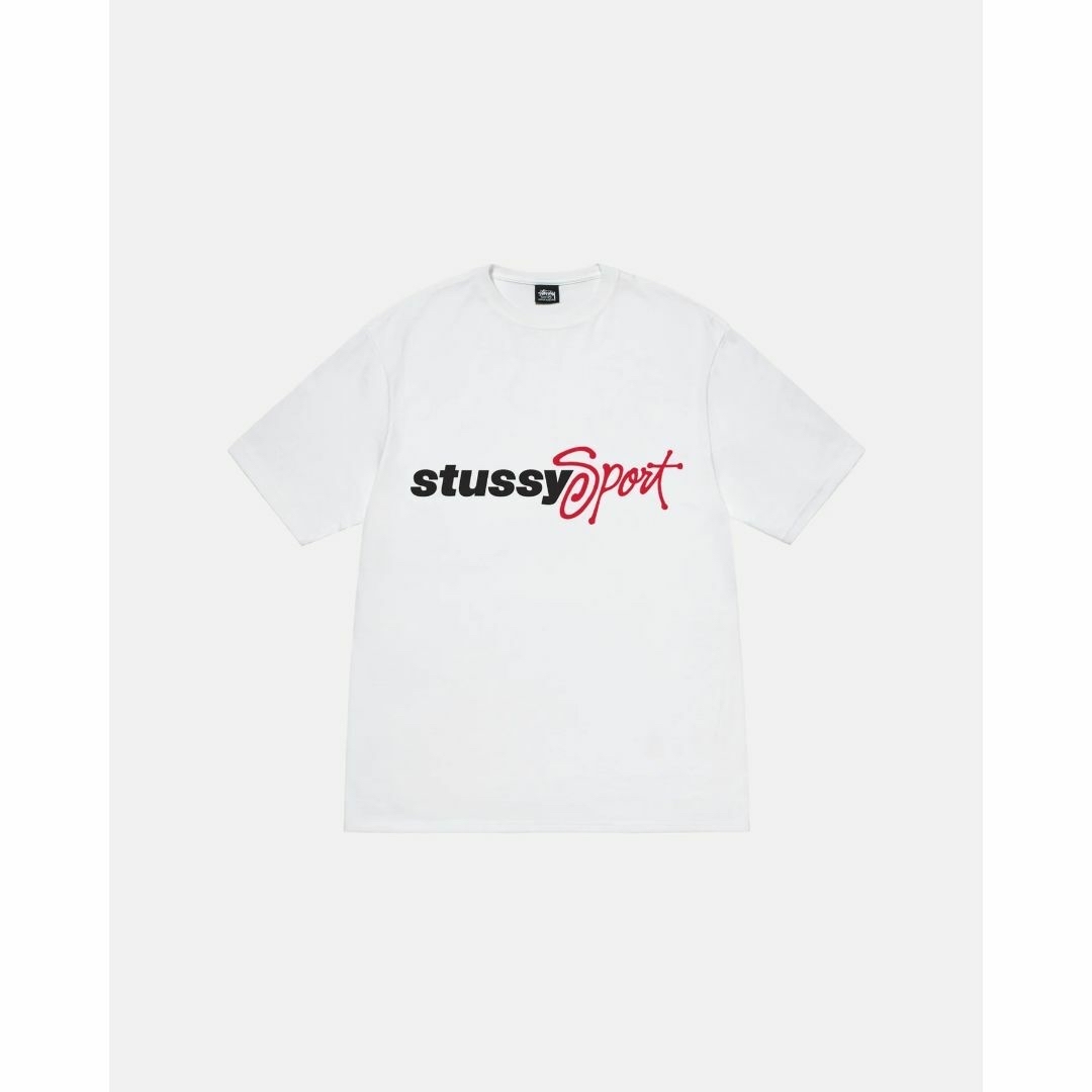 STUSSY - Stussy ステューシー SPORT SCRIPT TEE スポーツ 白 L STUSSY - Stussy ステューシー SPORT SCRIPT TEE スポーツ 白 L