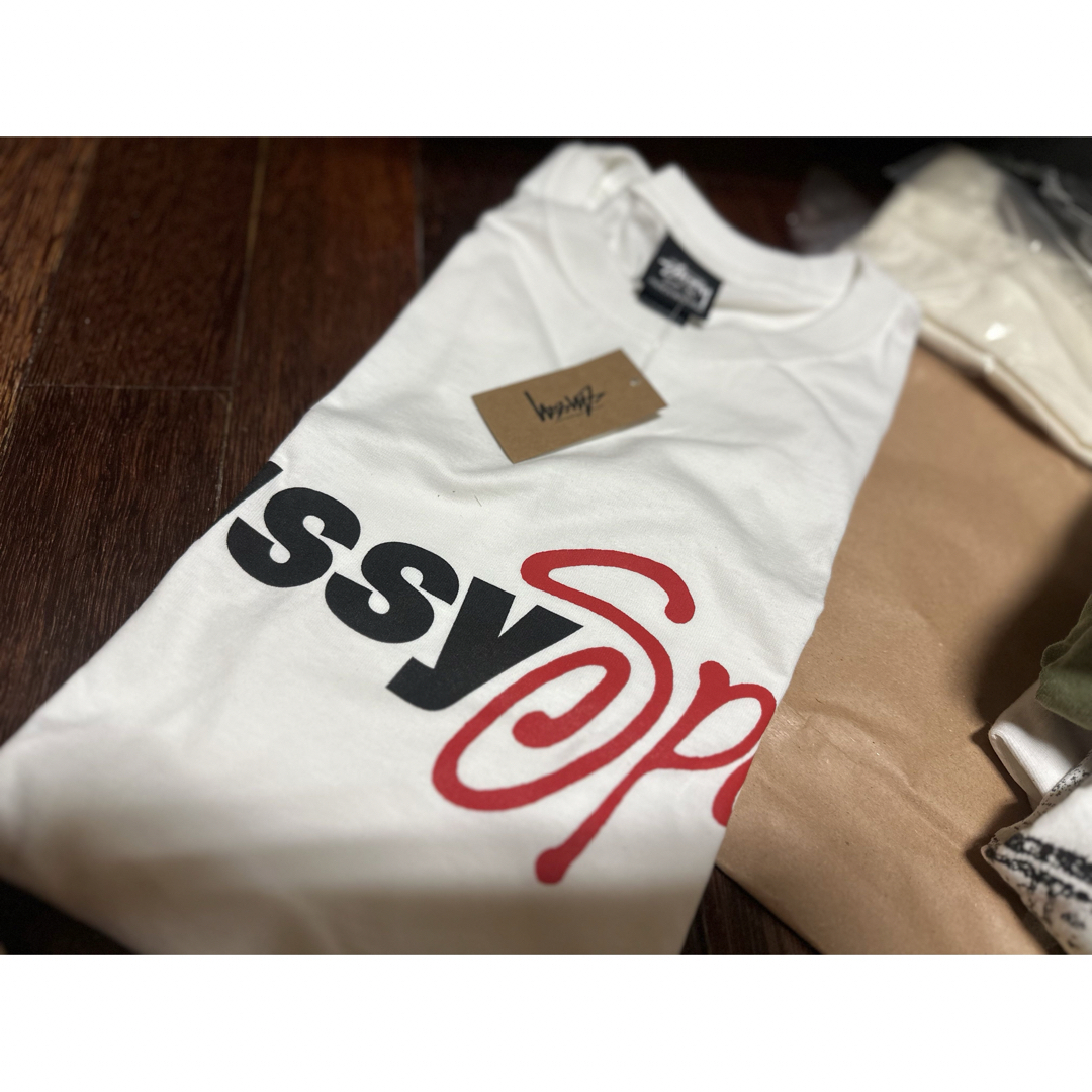 STUSSY - Stussy ステューシー SPORT SCRIPT TEE スポーツ 白 L STUSSY - Stussy ステューシー SPORT SCRIPT TEE スポーツ 白 L