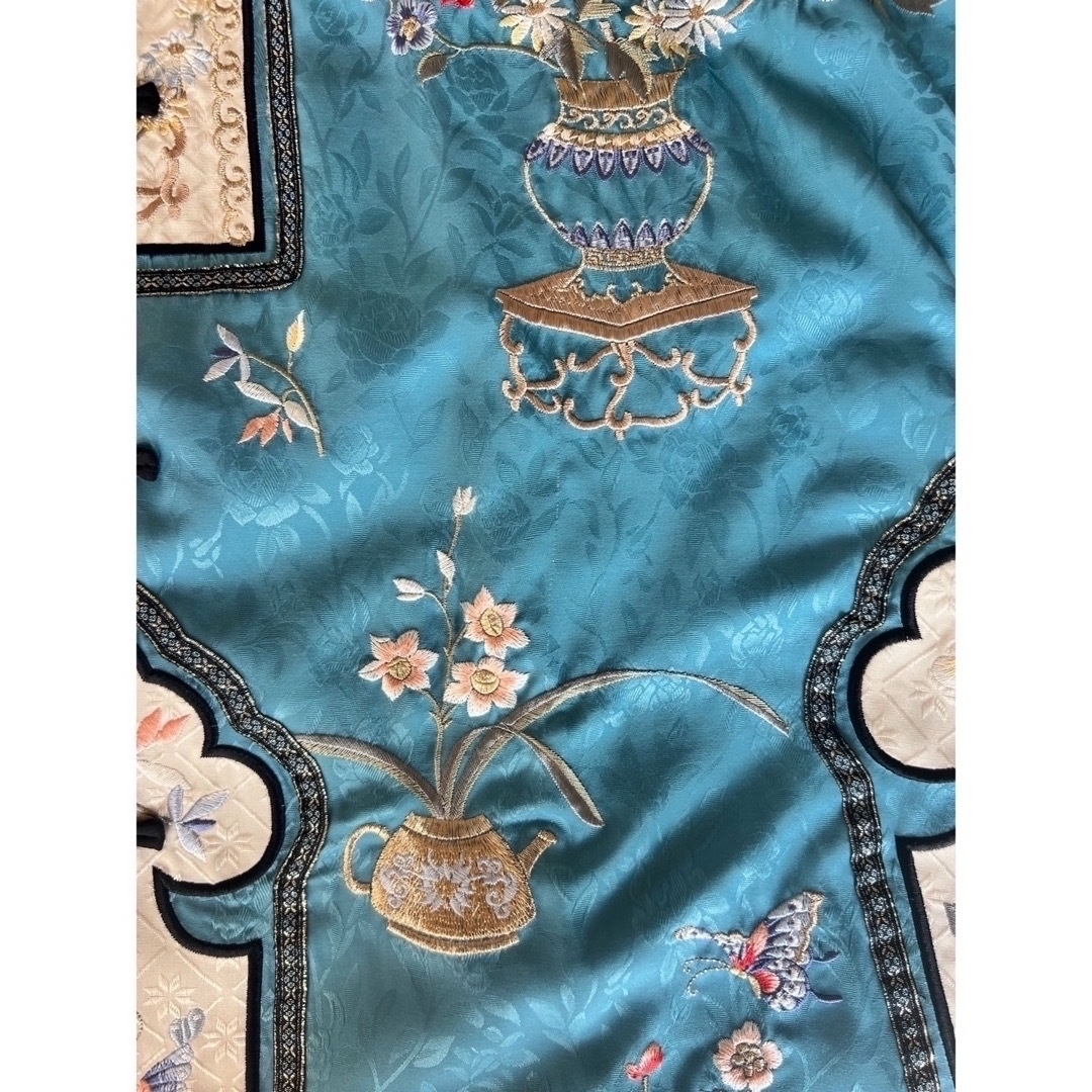 To Alice - 寧安 刺繍對襟氅衣 白青黒色アウター 中華風 清漢女 To Alice - 寧安 刺繍對襟氅衣 白青黒色アウター 中華風 清漢女