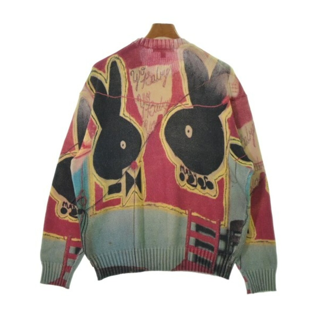 Supreme - Supreme シュプリーム ニット・セーター S 黄x赤x黒等 Supreme - Supreme シュプリーム ニット・セーター S 黄x赤x黒等