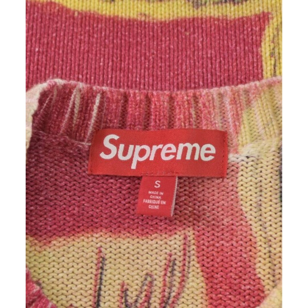 Supreme - Supreme シュプリーム ニット・セーター S 黄x赤x黒等 Supreme - Supreme シュプリーム ニット・セーター S 黄x赤x黒等