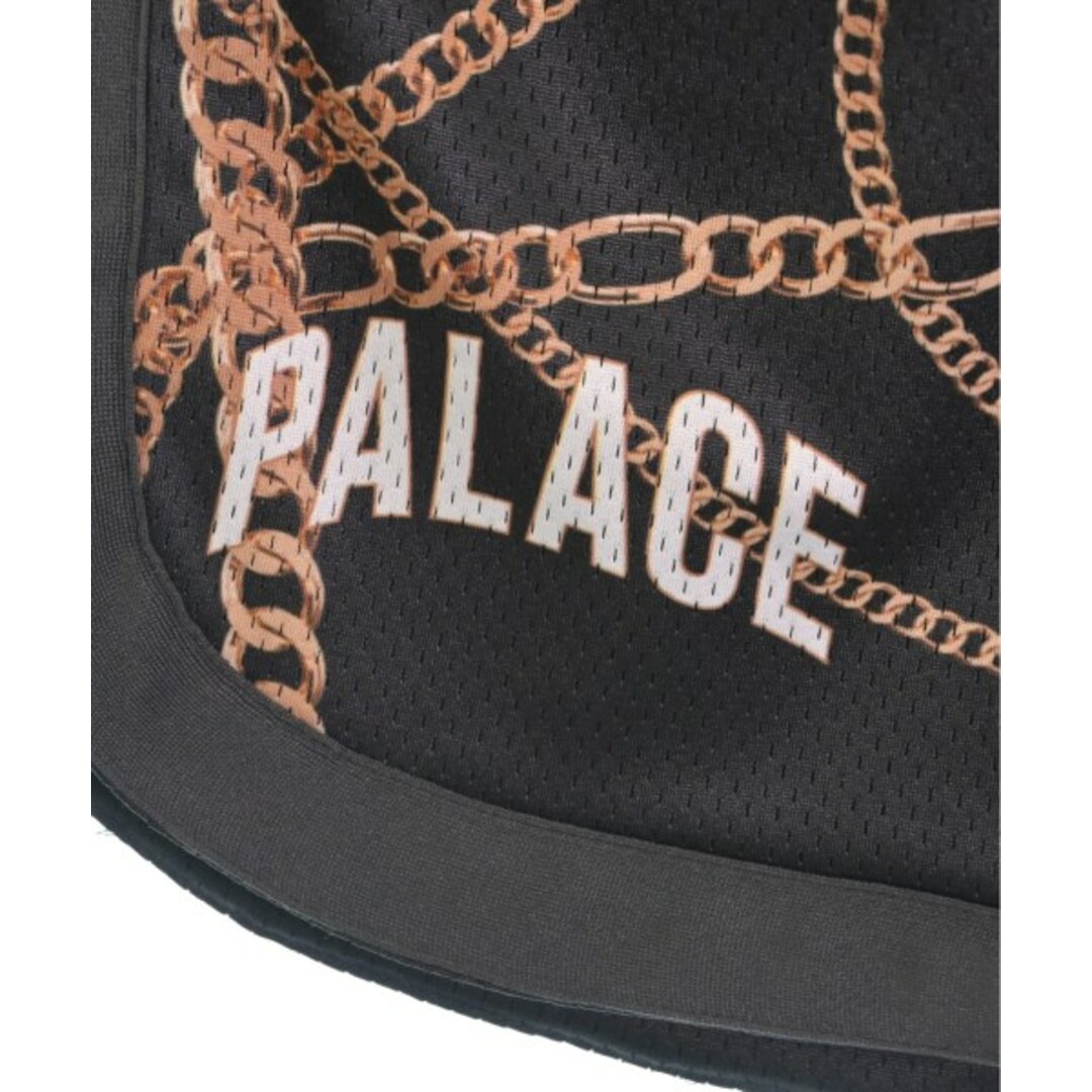 PALACE - PALACE パレス ショートパンツ S 黒x茶(総柄) 【古着 PALACE - PALACE パレス ショートパンツ S 黒x茶(総柄) 【古着