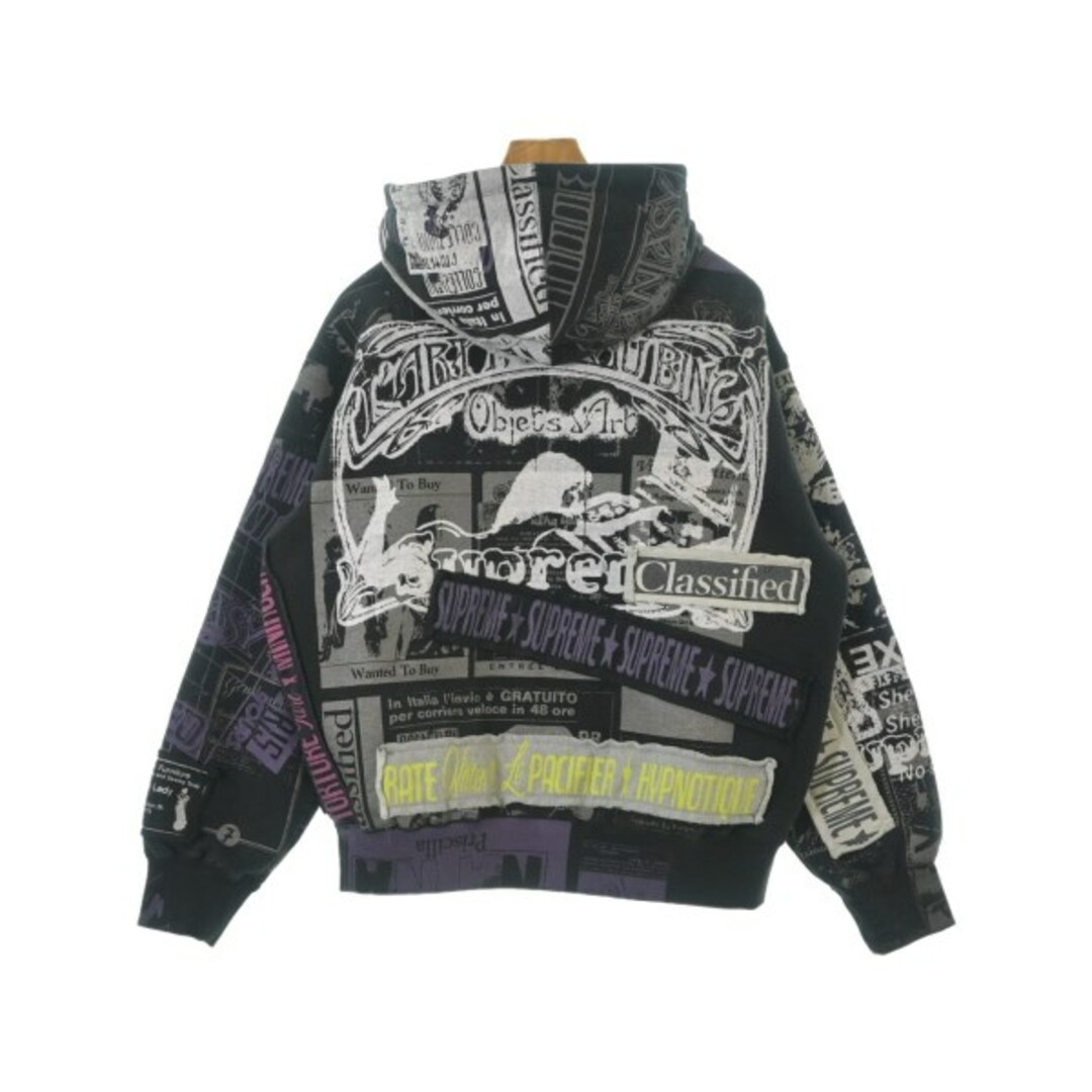 Supreme - Supreme シュプリーム パーカー S 黒x紫x白等(総柄 Supreme - Supreme シュプリーム パーカー S 黒x紫x白等(総柄