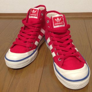 アディダス(adidas)のadidas☆あかNizza(スニーカー)