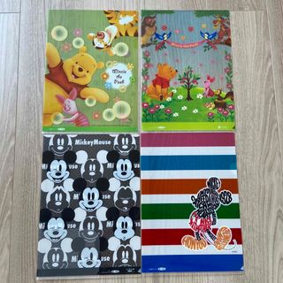 ディズニー(Disney)のクリアファイル　４枚(クリアファイル)
