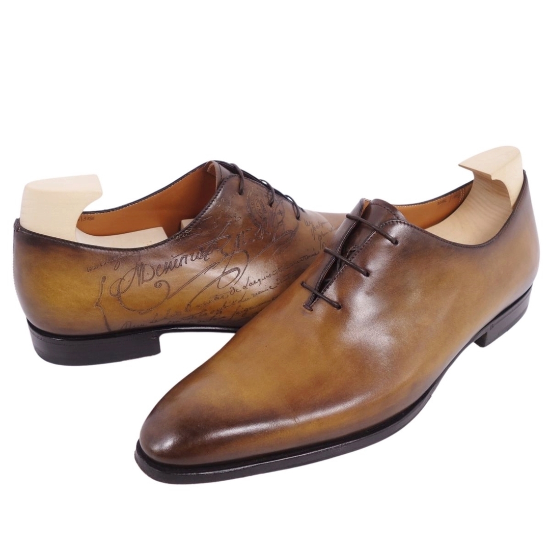 BERLUTI - 美品 ベルルッティ Berluti レザーシューズ ホール BERLUTI - 美品 ベルルッティ Berluti レザーシューズ ホール