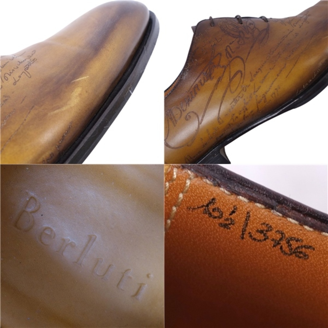 BERLUTI - 美品 ベルルッティ Berluti レザーシューズ ホール BERLUTI - 美品 ベルルッティ Berluti レザーシューズ ホール