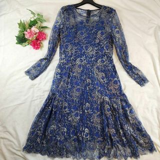 Christian Dior(ワンピース ・ ブルー・ネイビー/青色系)の Christian Dior(ワンピース ・ ブルー・ネイビー/青色系)の
