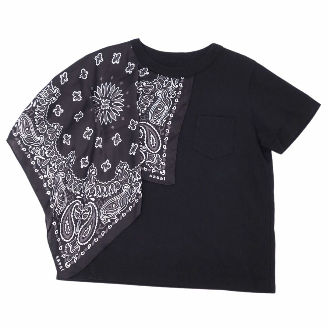 美品sacaiバンダナTシャツ 美品sacaiバンダナTシャツ