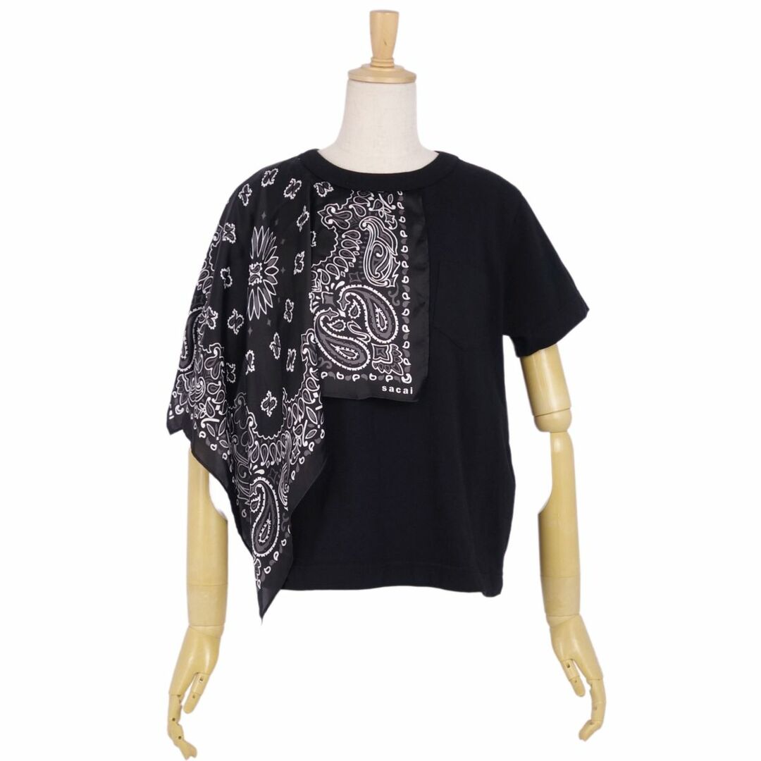 美品sacaiバンダナTシャツ 美品sacaiバンダナTシャツ