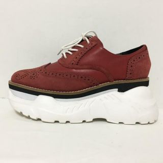 ミハラヤスヒロ(MIHARAYASUHIRO)のMIHARAYASUHIRO(ミハラヤスヒロ) スニーカー 38 レディース - レッドブラウン ウィングチップ レザー×スエード(スニーカー)