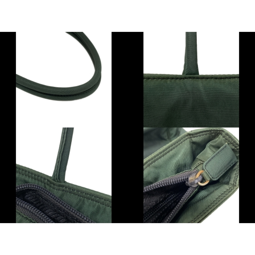 PRADA - PRADA(プラダ) ハンドバッグ - ダークグリーン ナイロン PRADA - PRADA(プラダ) ハンドバッグ - ダークグリーン ナイロン