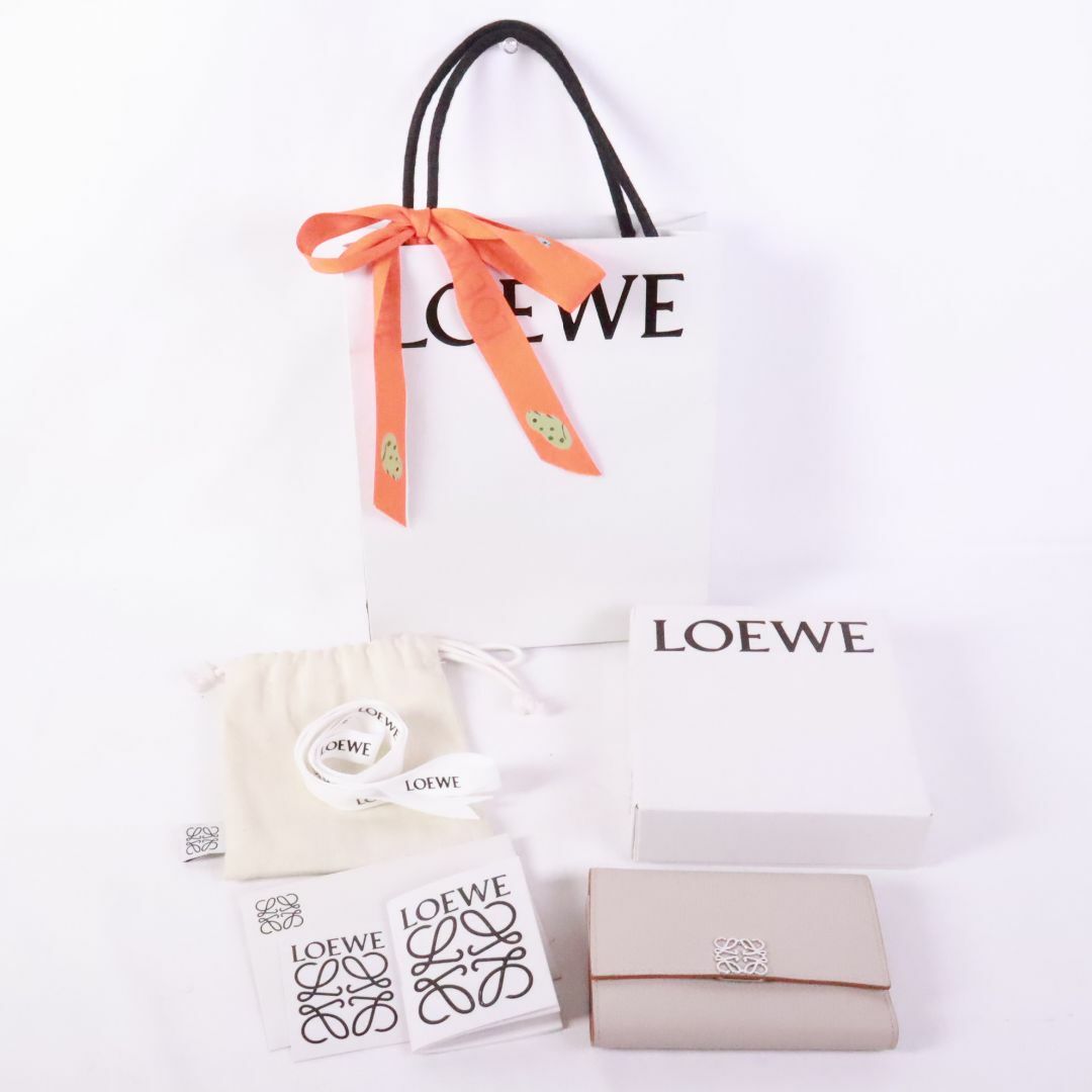 LOEWE - ⑤　Loewe ロエベ　財布　三つ折り財布　グレー