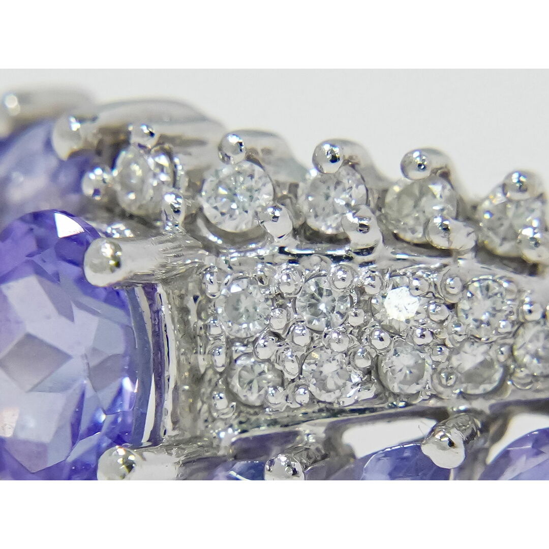 本物 タンザナイト ダイヤモンド 0.38ct Pt900 リング 指輪 10号 本物 タンザナイト ダイヤモンド 0.38ct Pt900 リング 指輪 10号