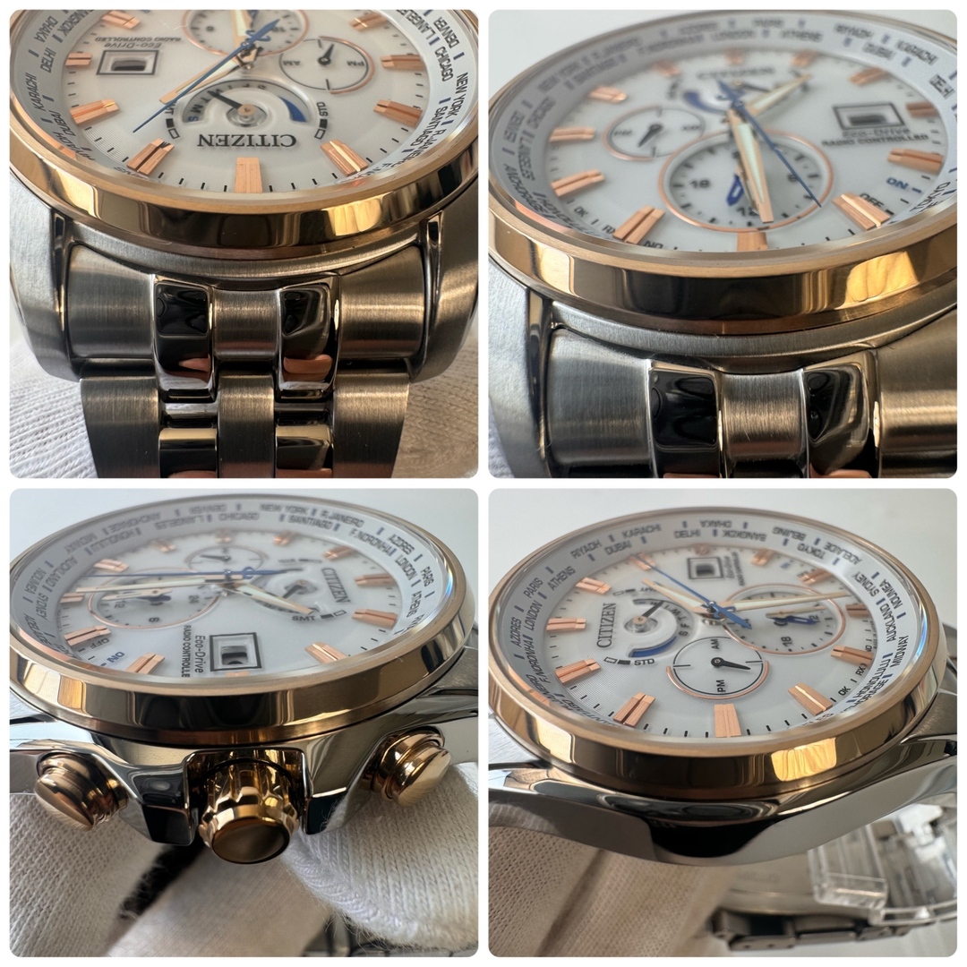 美品】シチズン アテッサ AT9064-53A ダブルダイレクトフライト 美品】シチズン アテッサ AT9064-53A ダブルダイレクトフライト