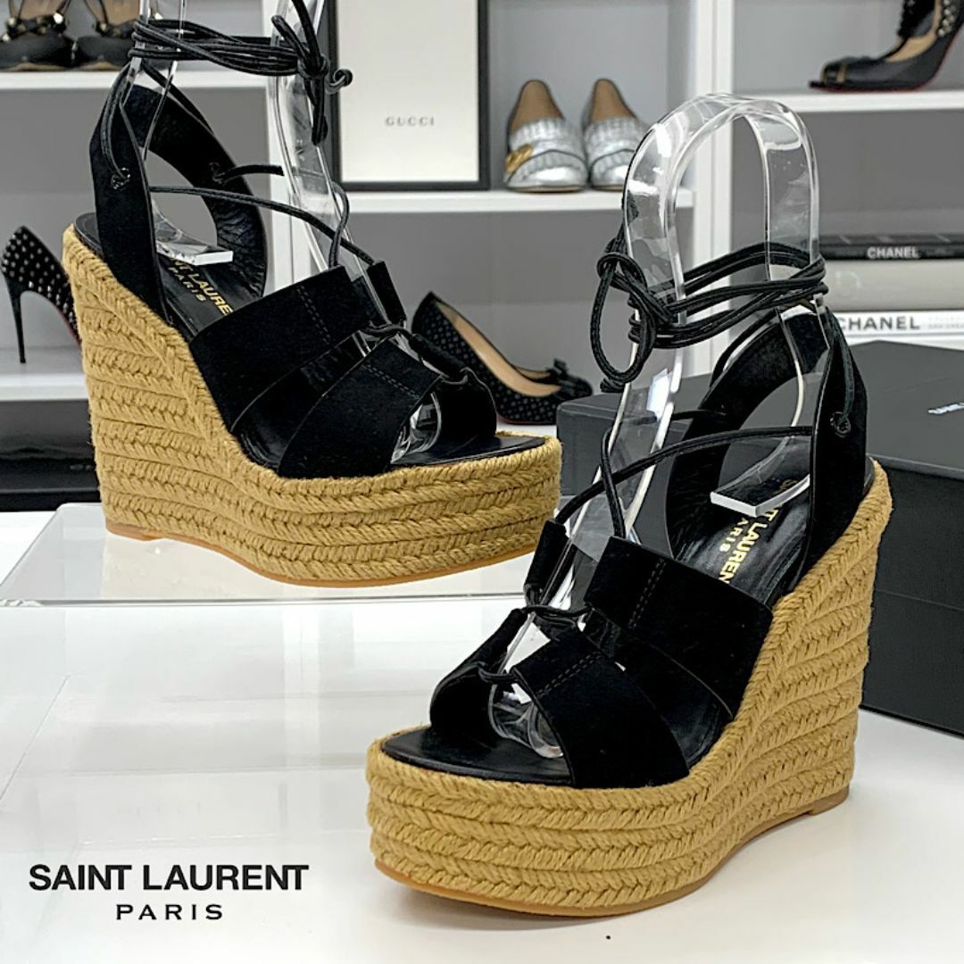 ☆Yves Saint Laurent イヴサンローラン ウェッジサンダル ☆Yves Saint Laurent イヴサンローラン ウェッジサンダル
