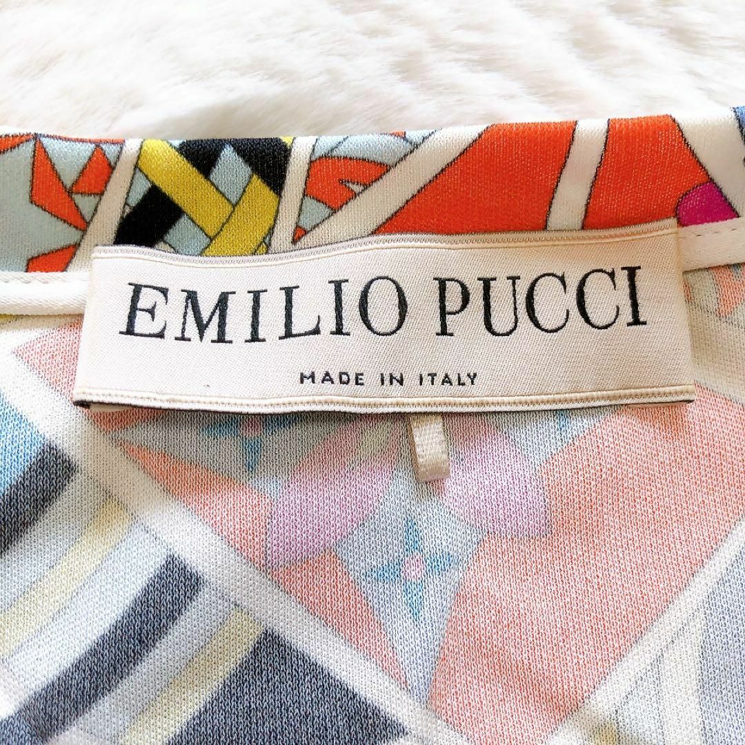EMILIOPUCCI*エミリオプッチ 総柄ワンピース ロング 大きいサイズ42 EMILIOPUCCI*エミリオプッチ 総柄ワンピース ロング 大きいサイズ42