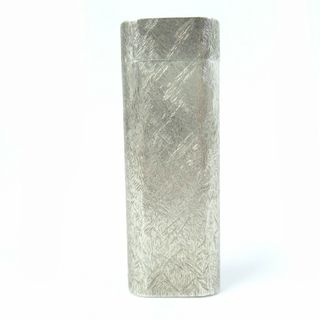 カルティエ(Cartier)の外装良品☆Cartier カルティエ オーバル 総柄 ローラー式 ガス ライター シルバー スイス製 メンズ 着火不可(タバコグッズ)