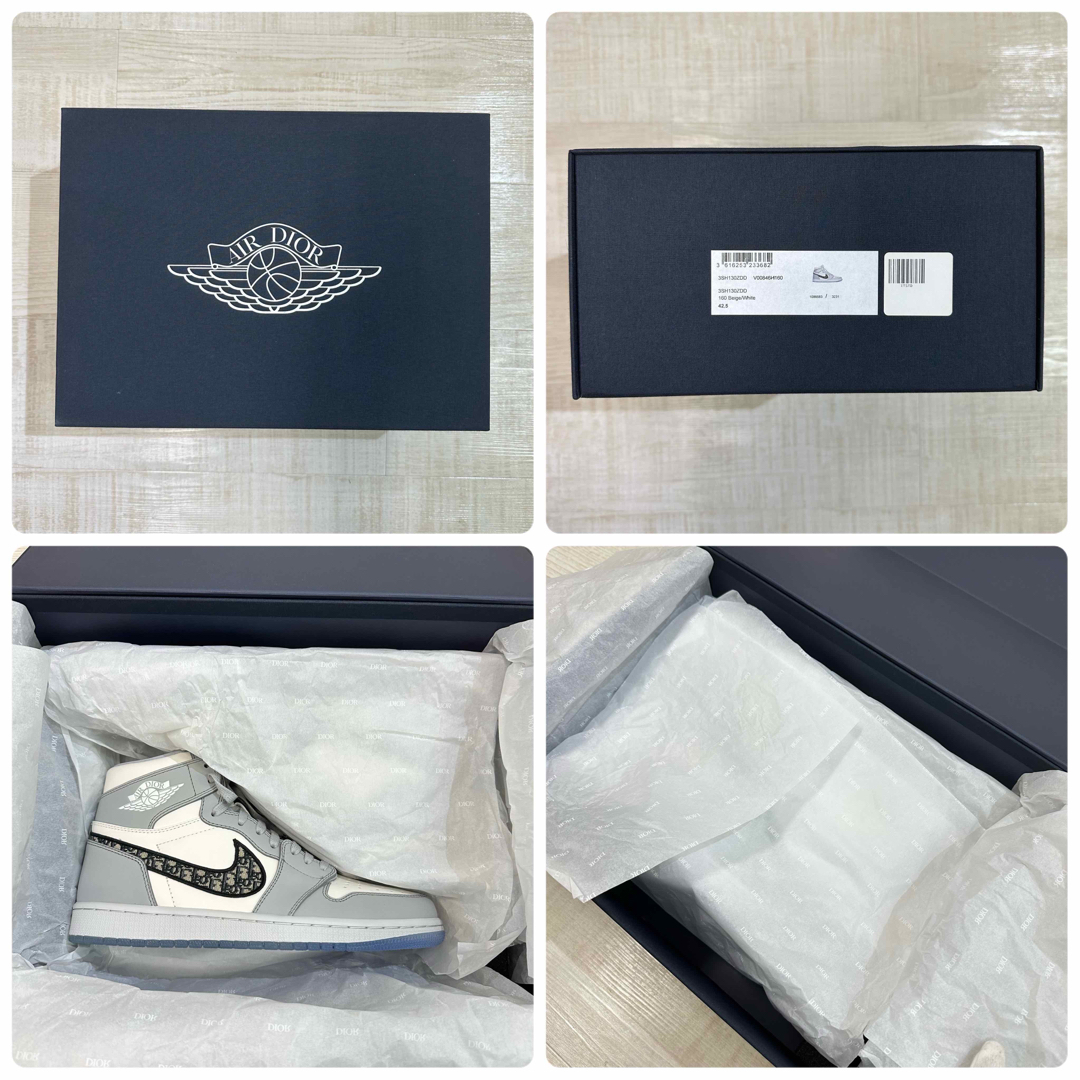 NIKE - 新品 DIOR NIKE AIR JORDAN 1 HIGH OG 42.5の通販 by ち NIKE - 新品 DIOR NIKE AIR JORDAN 1 HIGH OG 42.5の通販 by ち