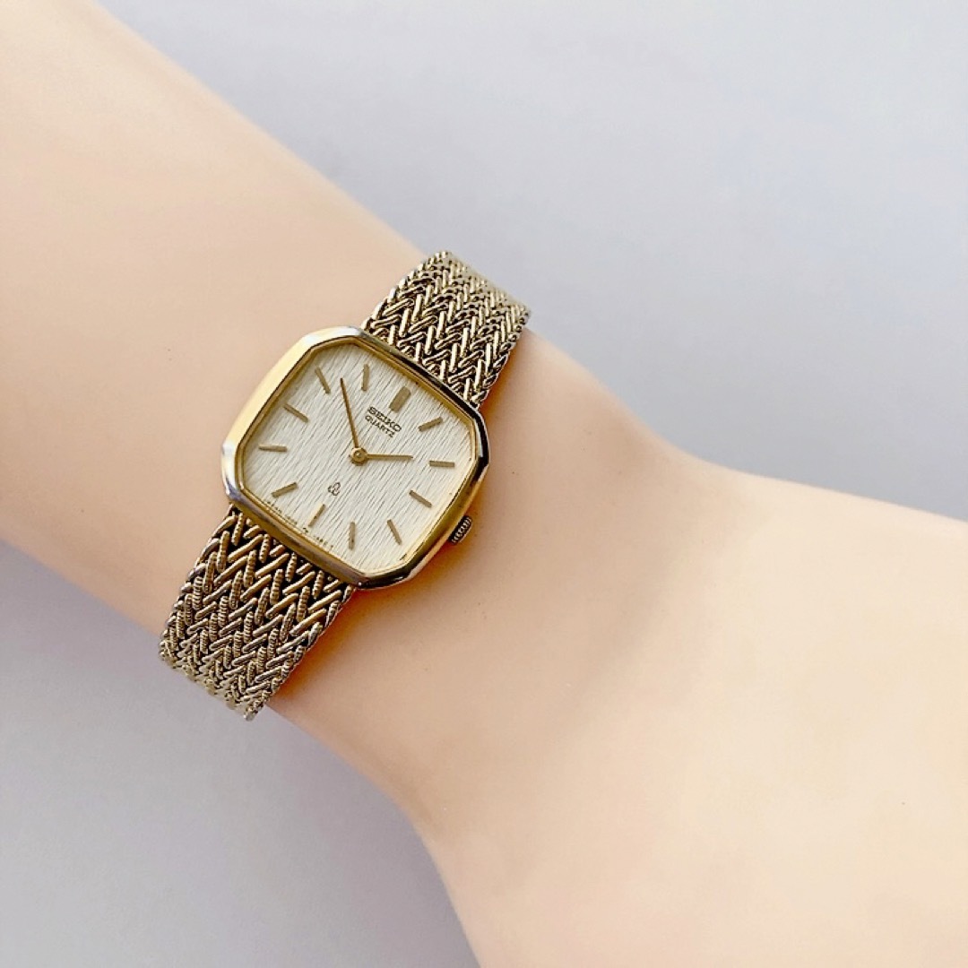 SEIKO - SEIKO 1400-5900 レディースクォーツ腕時計 稼動品 2針 SEIKO - SEIKO 1400-5900 レディースクォーツ腕時計 稼動品 2針