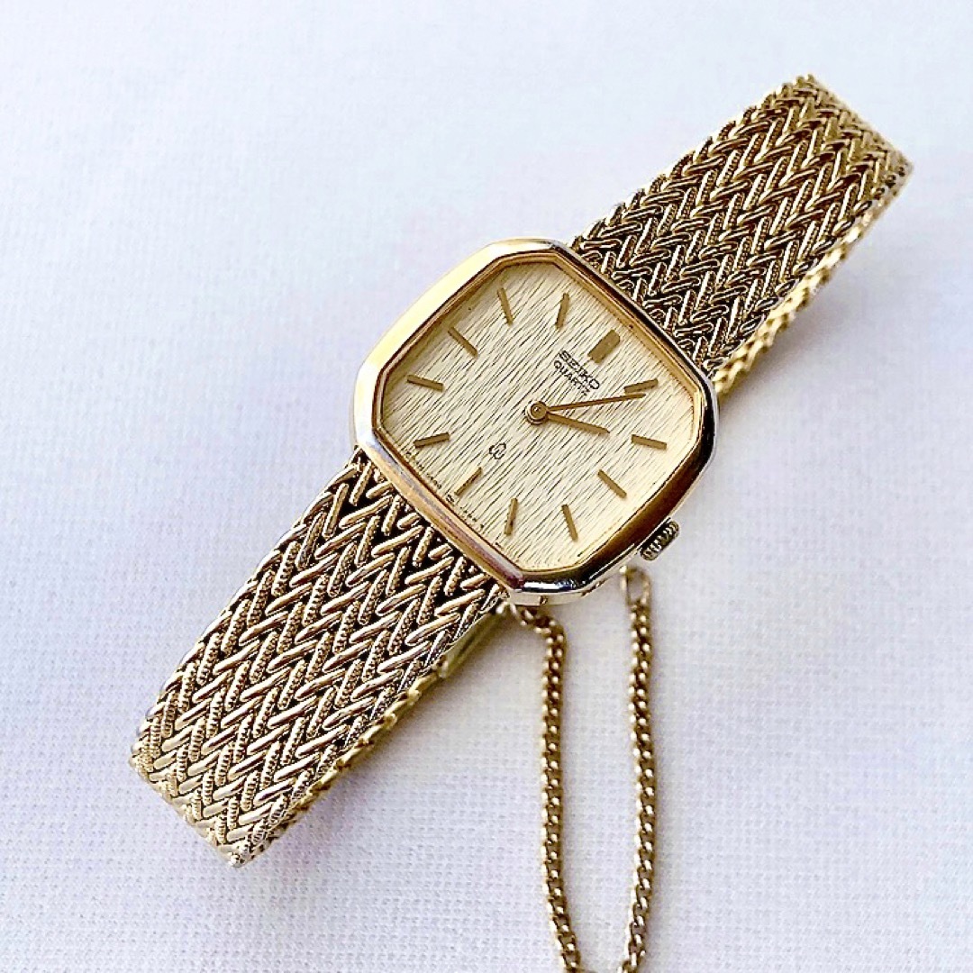 SEIKO - SEIKO 1400-5900 レディースクォーツ腕時計 稼動品 2針 SEIKO - SEIKO 1400-5900 レディースクォーツ腕時計 稼動品 2針