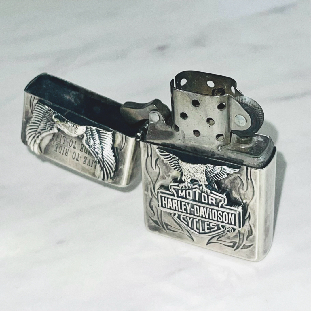 Harley Davidson - 希少 Zippo ハーレーダビッドソン オイル Harley Davidson - 希少 Zippo ハーレーダビッドソン オイル