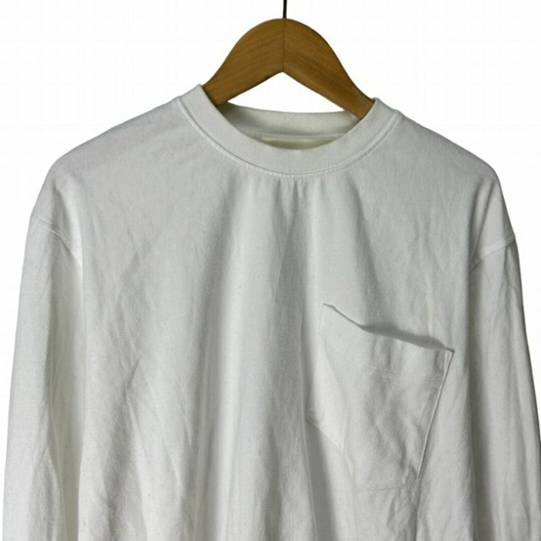 Shinzone - Tシャツ トップス 長袖 白 ホワイト 胸ポケット Shinzone - Tシャツ トップス 長袖 白 ホワイト 胸ポケット
