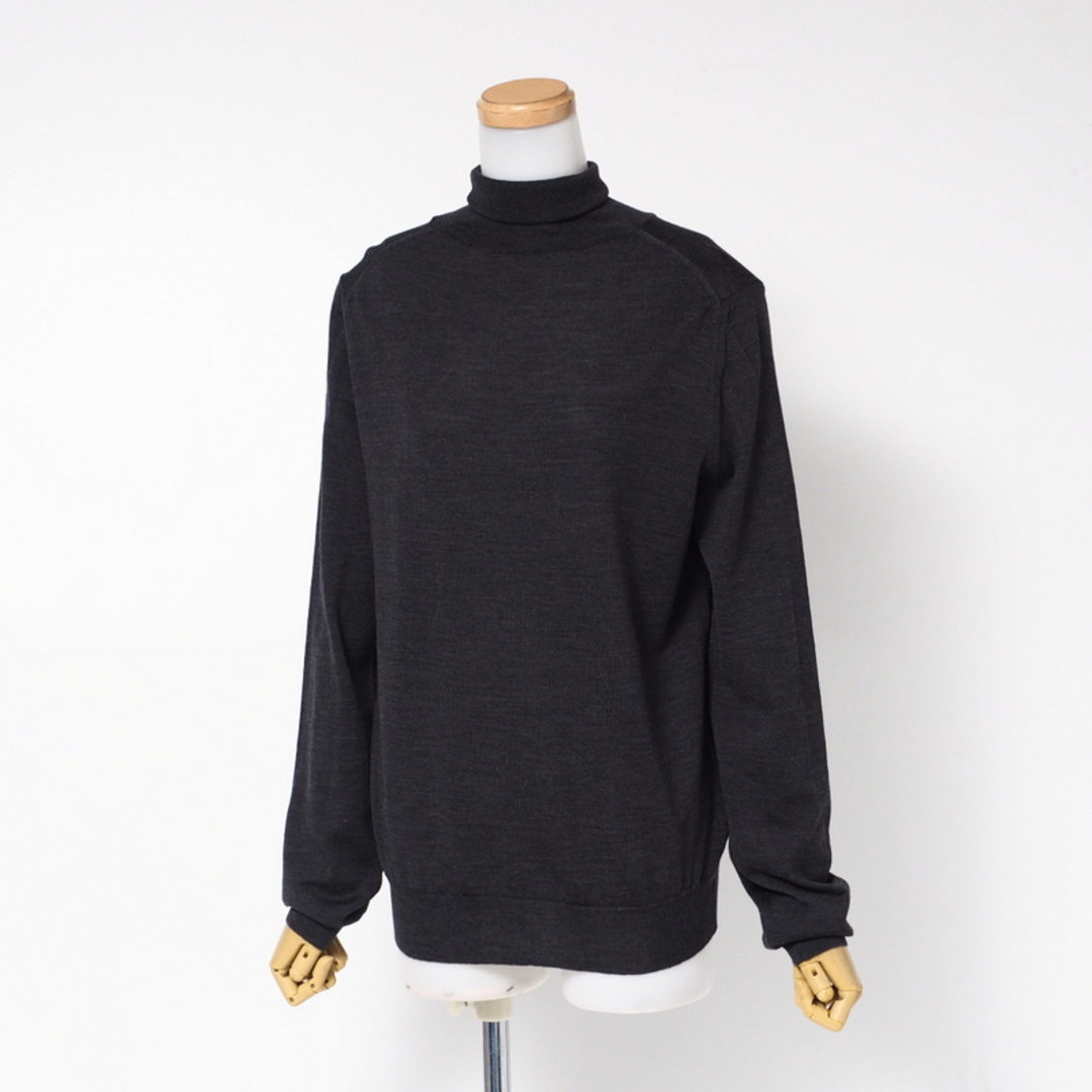 HERMES - ■美品■HERMES エルメス ニット サイズLA メリノ ハイゲージ セーター タートルネック イタリア製 ブランド古着【中古】20240808/RA0859