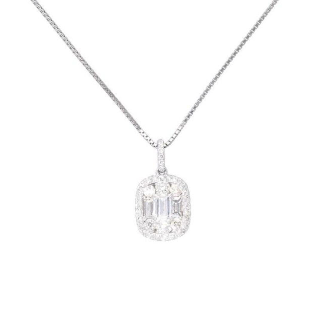 PT900/850ダイヤネックレス0.22/0.57ct/Aランク/05【中古】 PT900/850ダイヤネックレス0.22/0.57ct/Aランク/05【中古】
