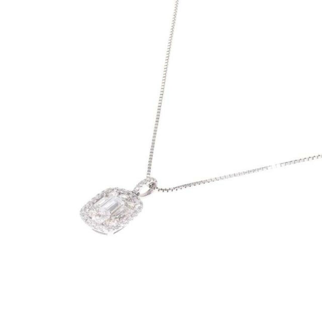 PT900/850ダイヤネックレス0.22/0.57ct/Aランク/05【中古】 PT900/850ダイヤネックレス0.22/0.57ct/Aランク/05【中古】