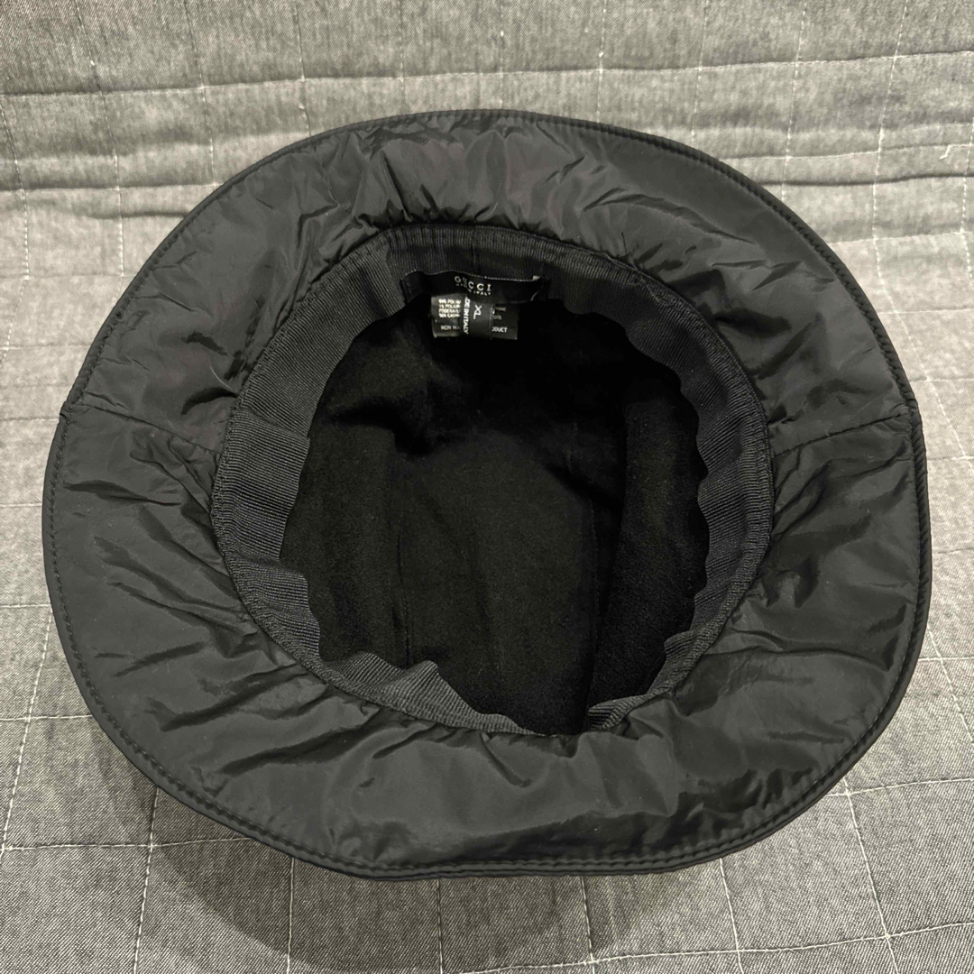 GUCCI - GUCCI グッチ ハット バケハ シェリーライン ロゴ GUCCI - GUCCI グッチ ハット バケハ シェリーライン ロゴ