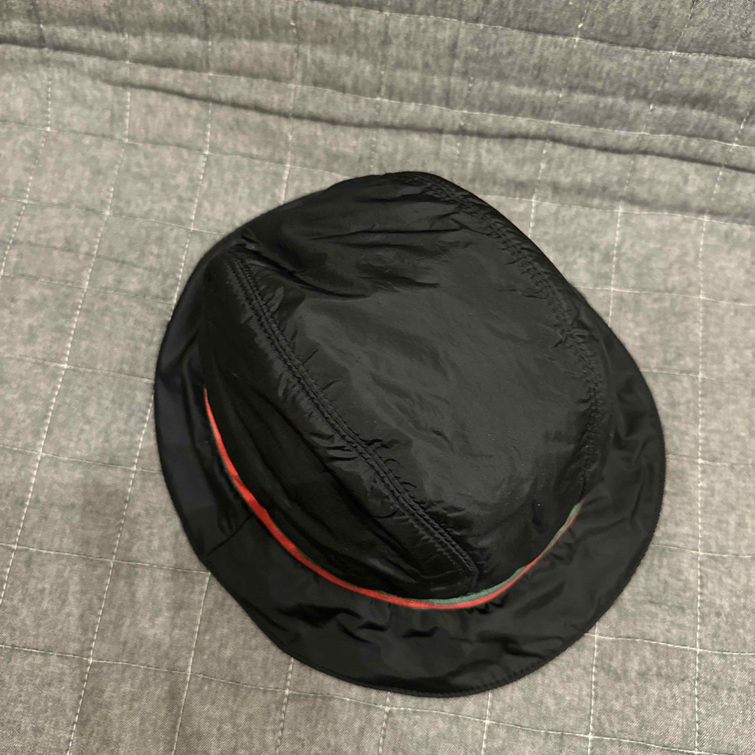 GUCCI - GUCCI グッチ ハット バケハ シェリーライン ロゴ GUCCI - GUCCI グッチ ハット バケハ シェリーライン ロゴ