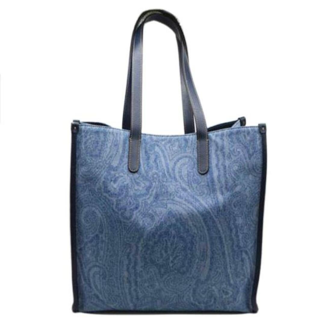 ETRO - ETRO エトロ/ペイズリープリントデニムショルダーレザー ETRO - ETRO エトロ/ペイズリープリントデニムショルダーレザー