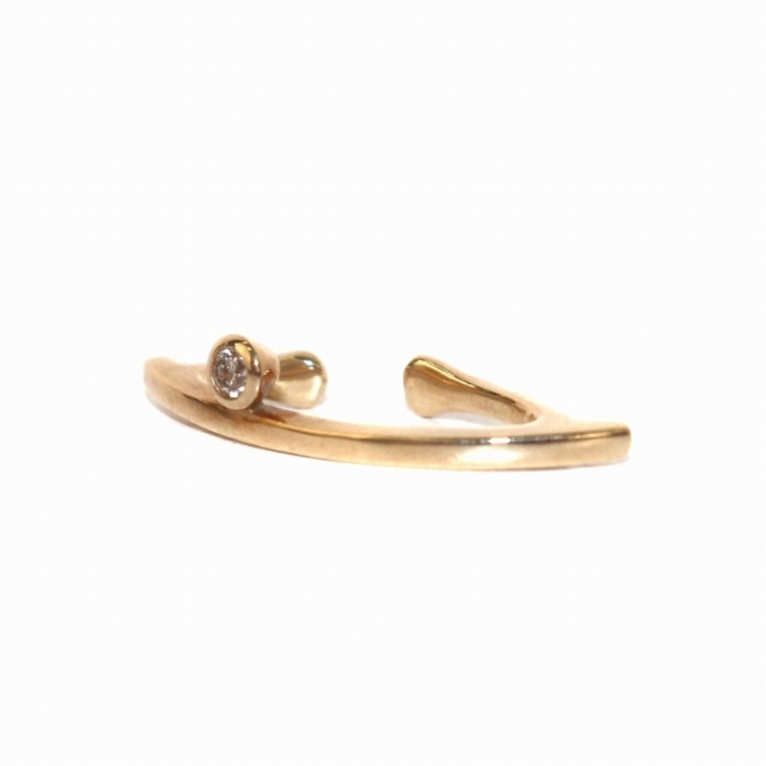 ヒロタカ ボウ Bow ダイヤモンド イヤーカフ 片耳用 K10 0.06ct ヒロタカ ボウ Bow ダイヤモンド イヤーカフ 片耳用 K10 0.06ct