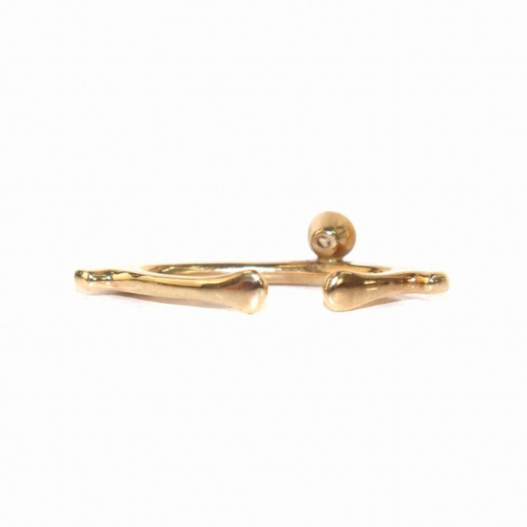 ヒロタカ ボウ Bow ダイヤモンド イヤーカフ 片耳用 K10 0.06ct ヒロタカ ボウ Bow ダイヤモンド イヤーカフ 片耳用 K10 0.06ct