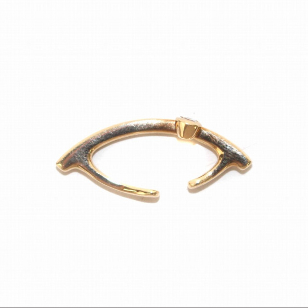 ヒロタカ ボウ Bow ダイヤモンド イヤーカフ 片耳用 K10 0.06ct ヒロタカ ボウ Bow ダイヤモンド イヤーカフ 片耳用 K10 0.06ct